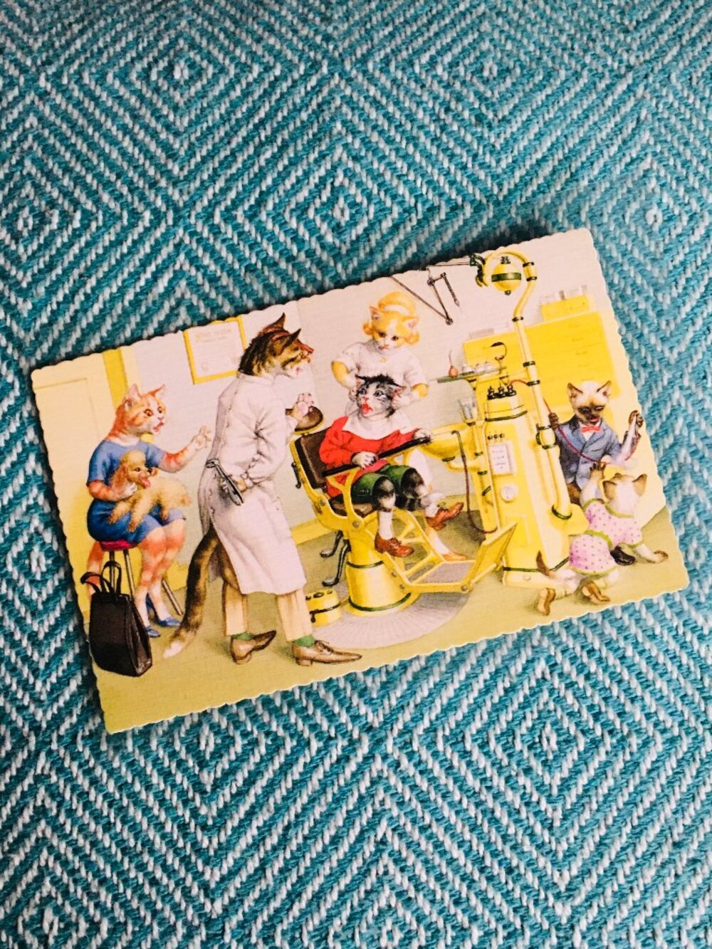 Vintage Alfred Mainzer Anthropomorphic Dental Drama Postcard